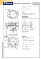 Ротатор THUMM type 708HZV-4E SAE1.1